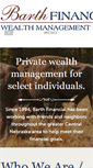 Mobile Screenshot of barthfinancial.com